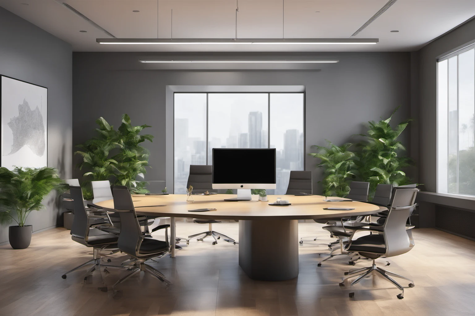 Modern Office Tech Setup – Workspace Innovation