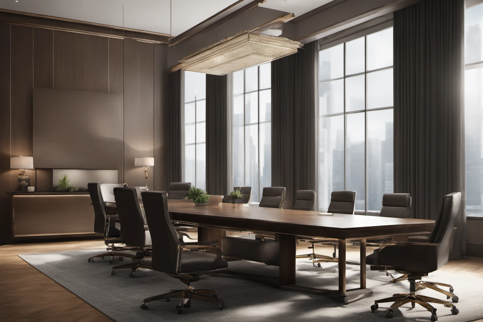 Corporate Boardroom – Professional Meeting Space