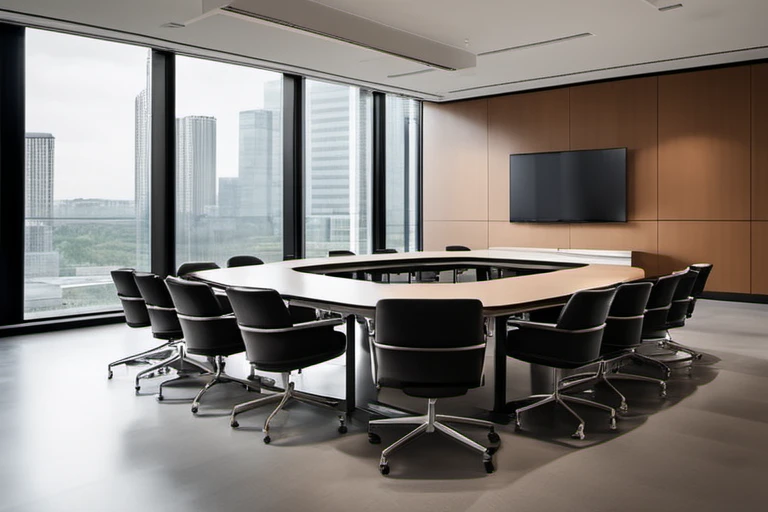 Corporate Meeting Room Layout – Executive Conference