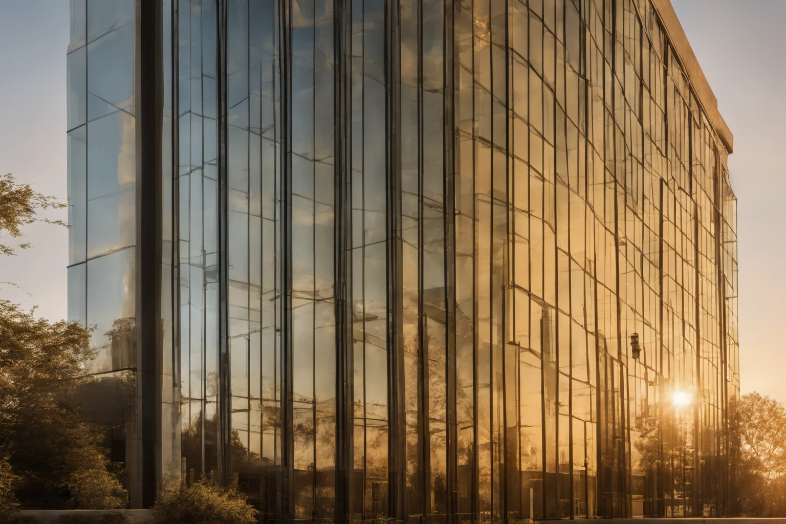 Glass Facade Modern Office Building – Urban Architecture