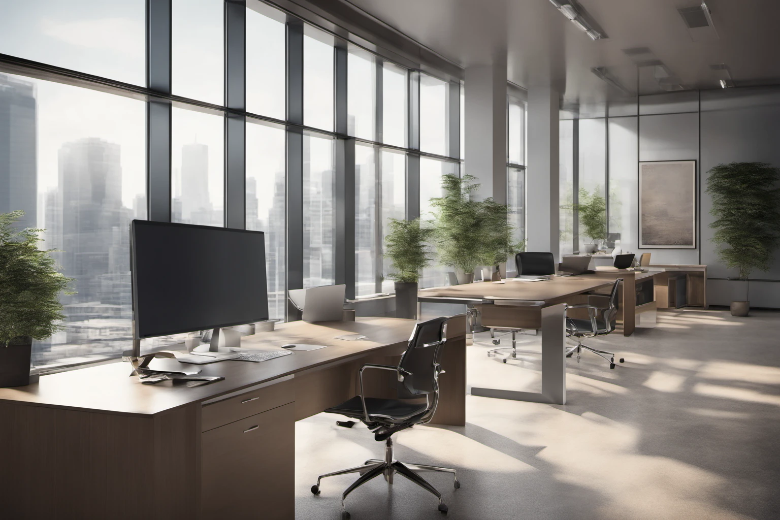 Sleek Modern Office – Corporate Branding