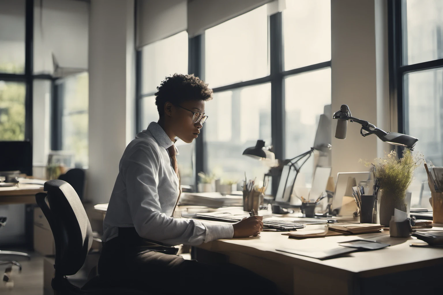 Productivity Boost – Office Desk Setup