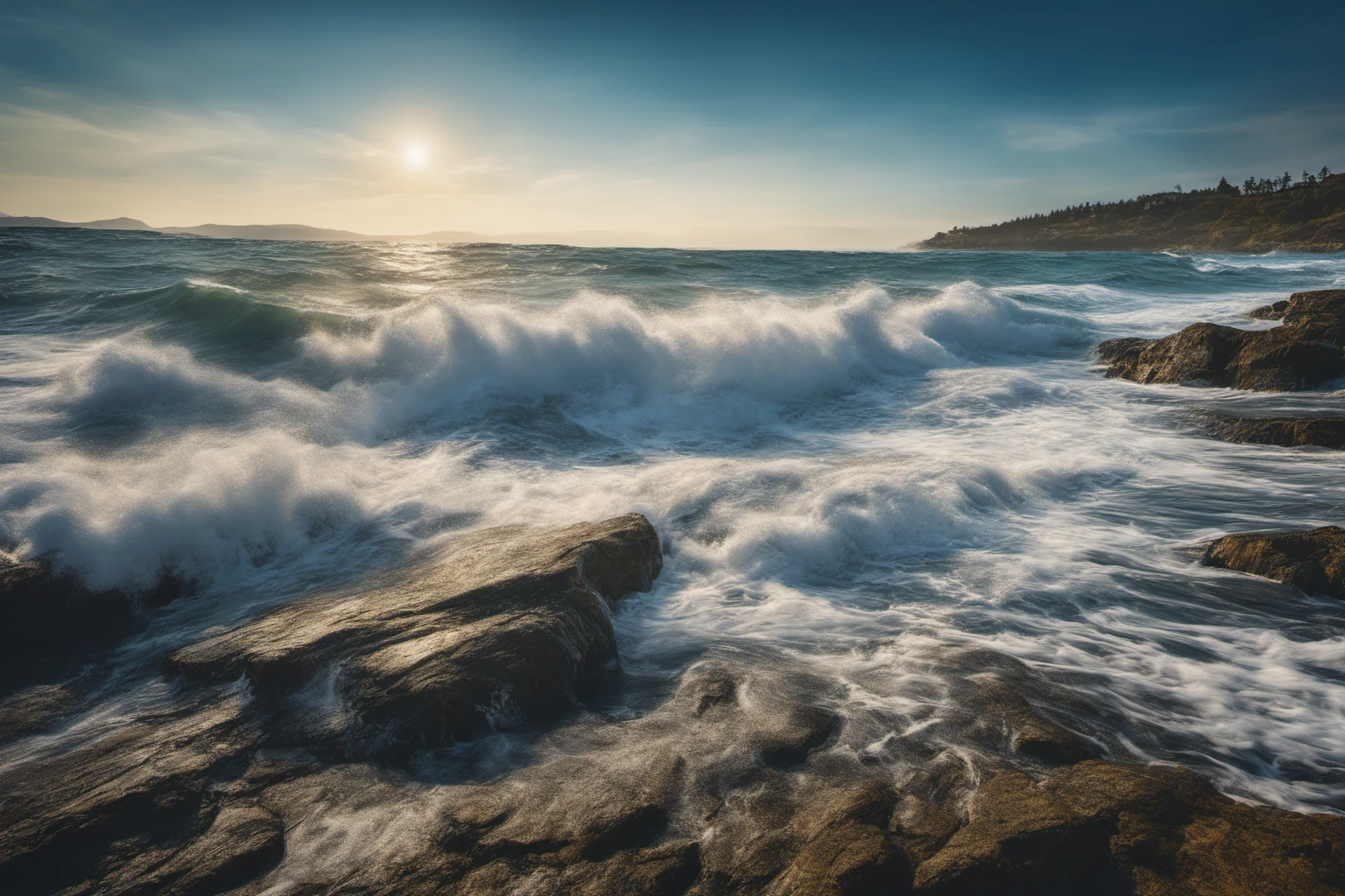 Beach Waves at Sunrise – Coastal Marketing Campaign