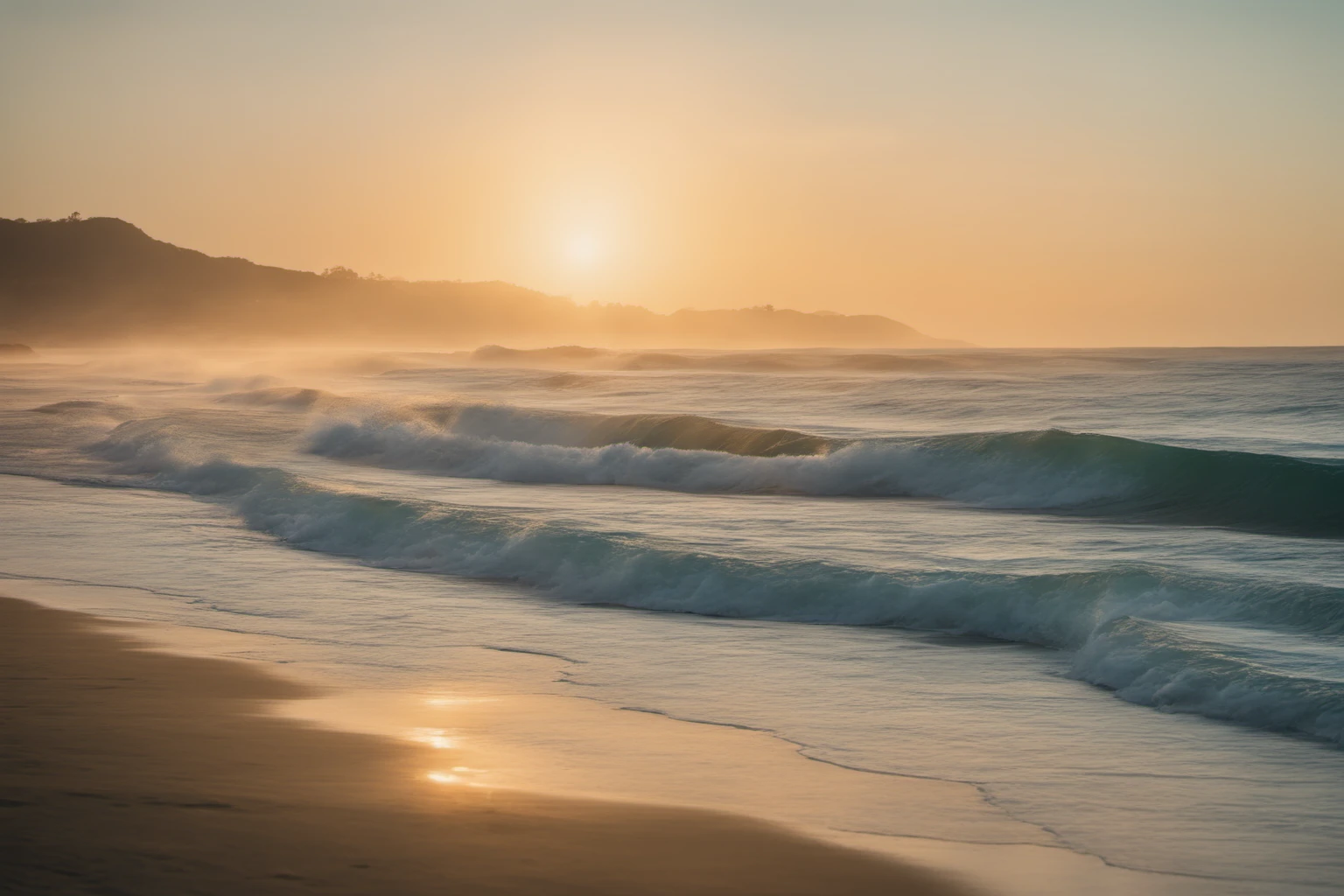 Crystal Blue Ocean Waves – Seaside Elegance