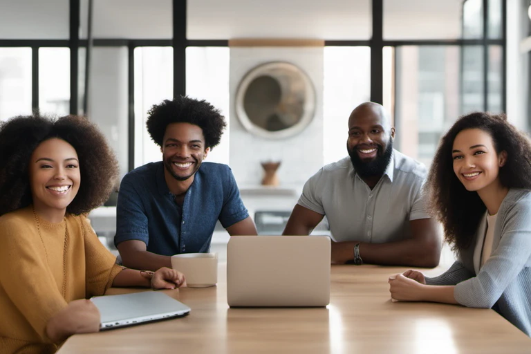 Dynamic Startup Team Working Remotely – Remote Collaboration