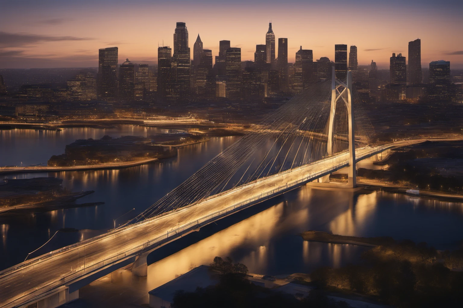 Modern Suspension Bridge – Architectural Showcase