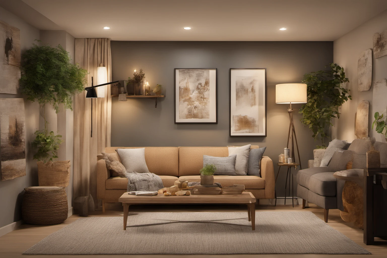 Basement Conversion Ideas – Modern Cozy Retreat