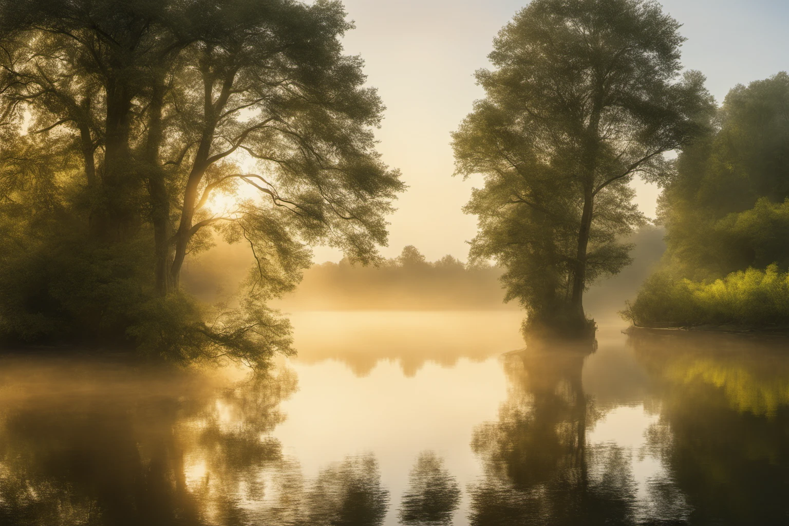 Serene Lake Reflection – Nature Photography