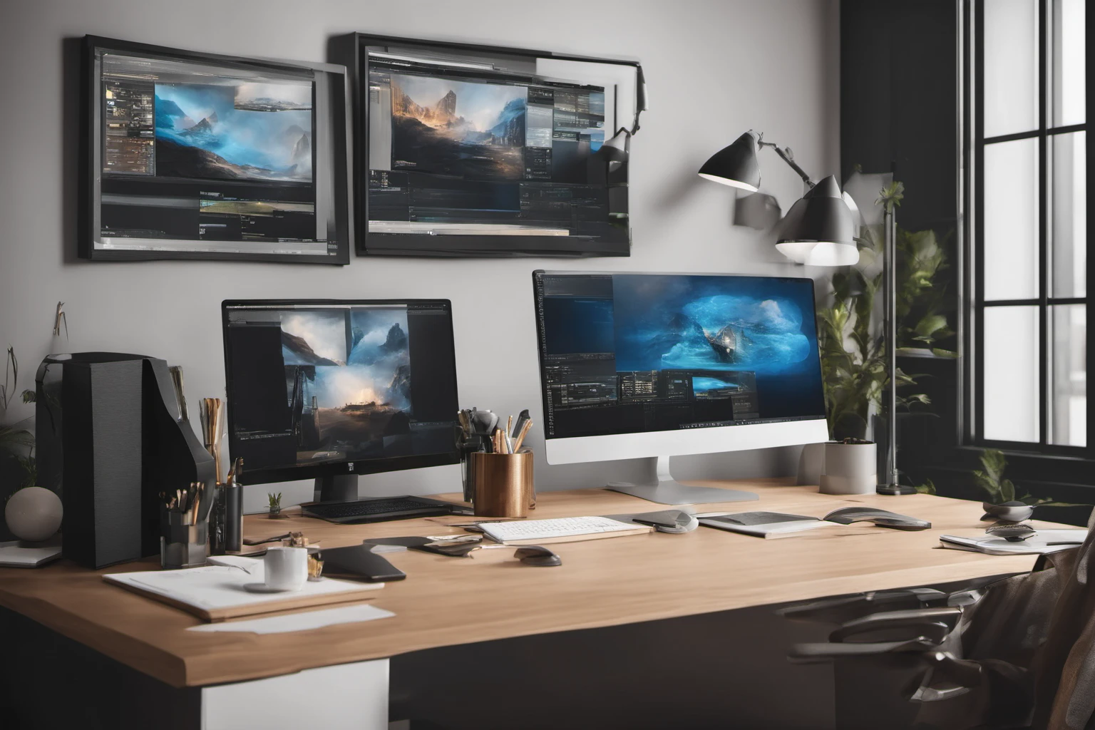 Developer Workspace – Modern Coding Environment