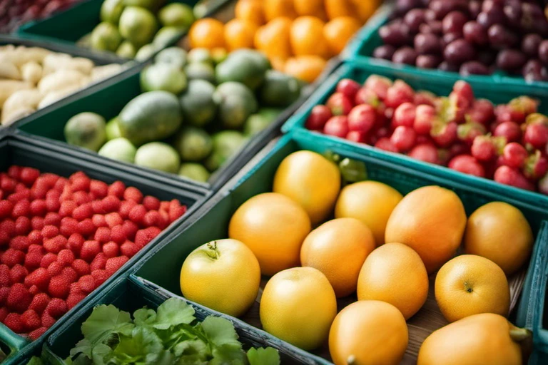 Colorful Food Market Stalls – Culinary Blogging