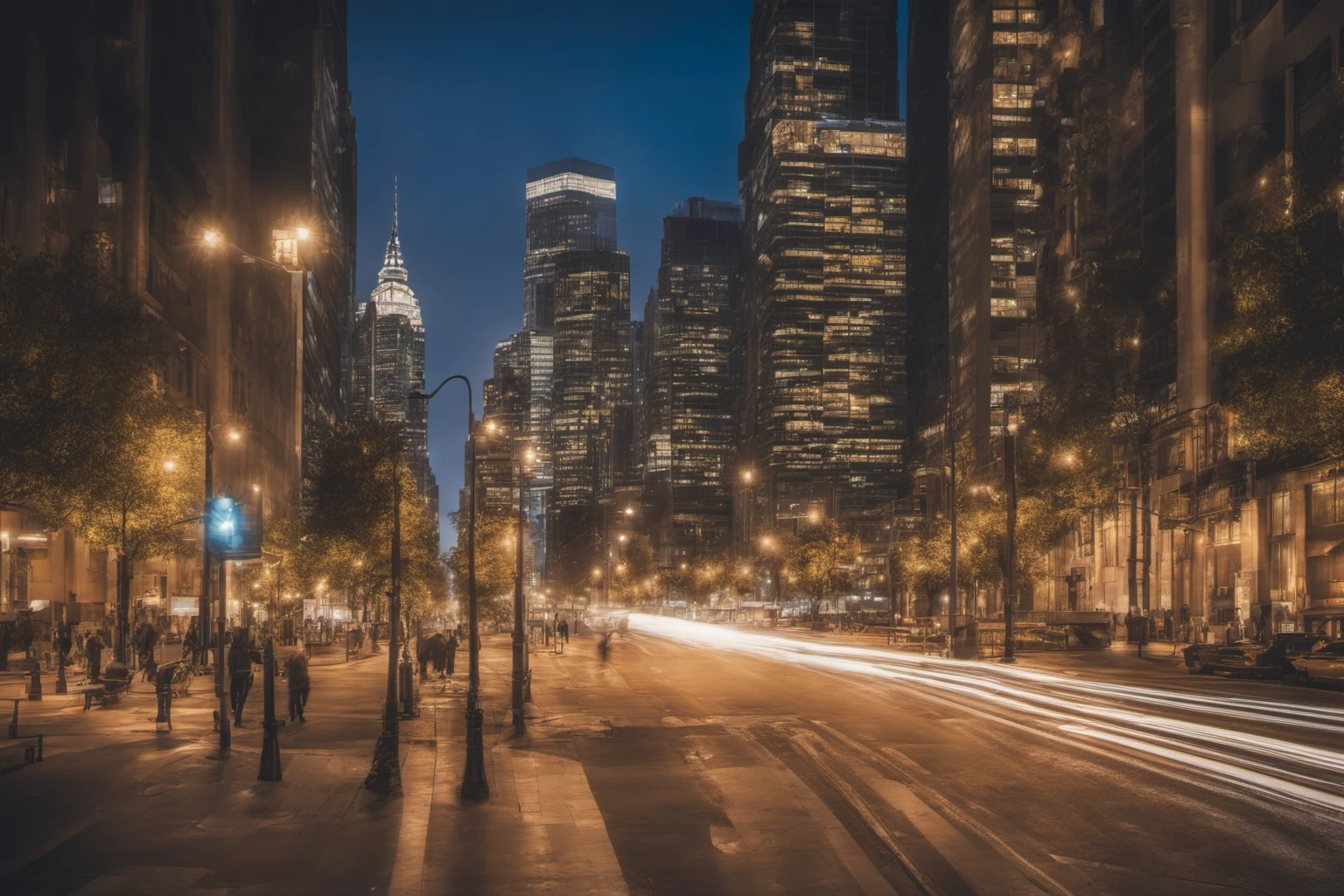 Modern Cityscape at Dusk – Marketing Campaign Imagery
