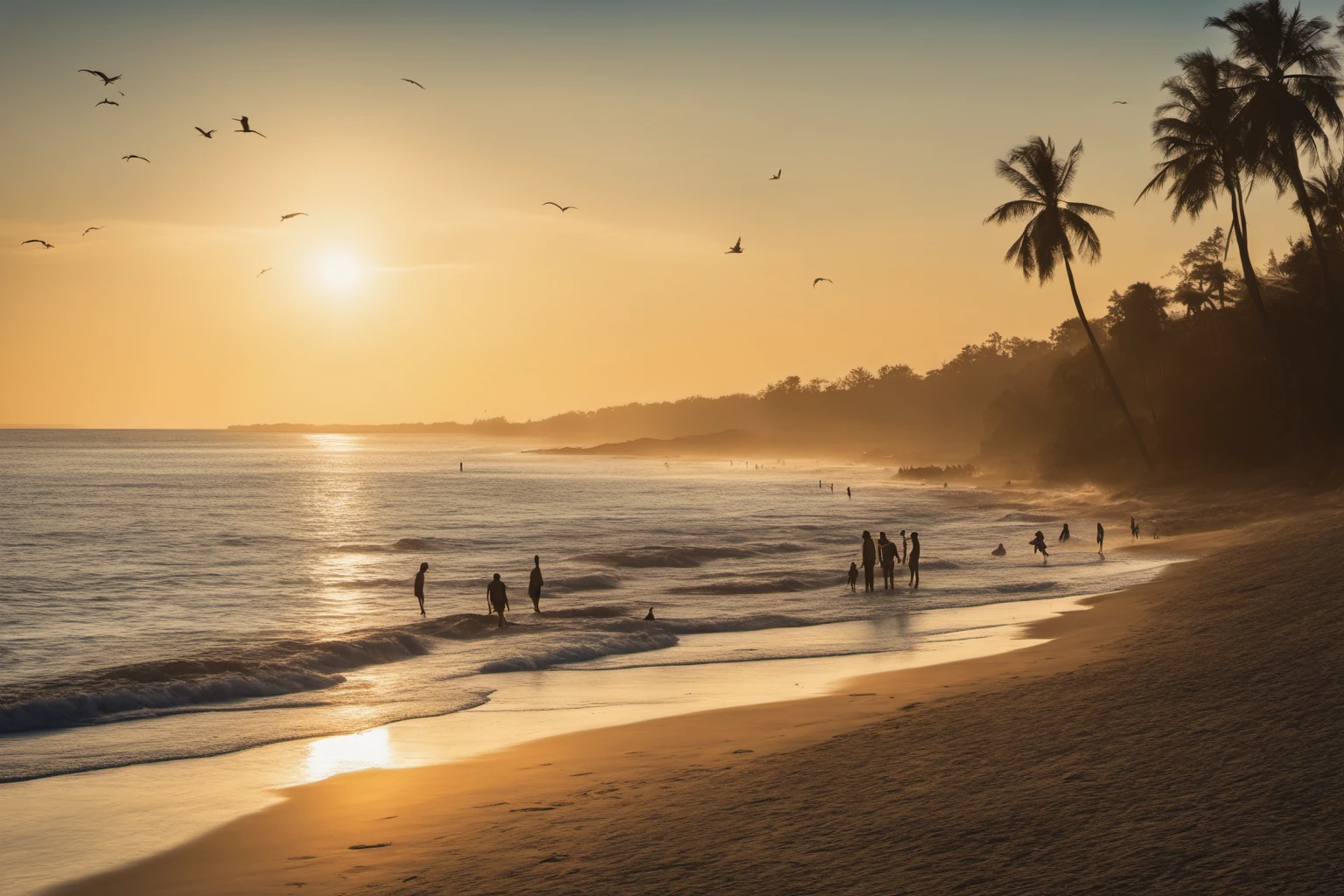 Beach Sunset Silhouette – Landscape Photography