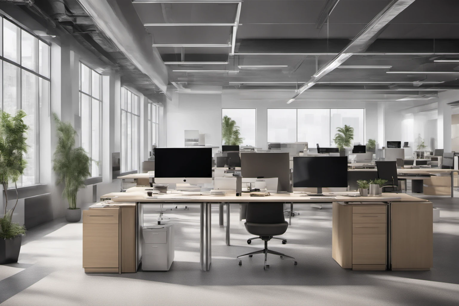 Modern Tech Office – Contemporary Workspace