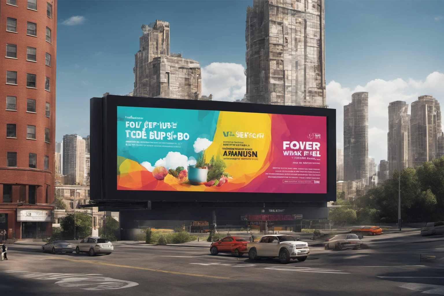 Bold Cityscape at Night – Advertising Campaign