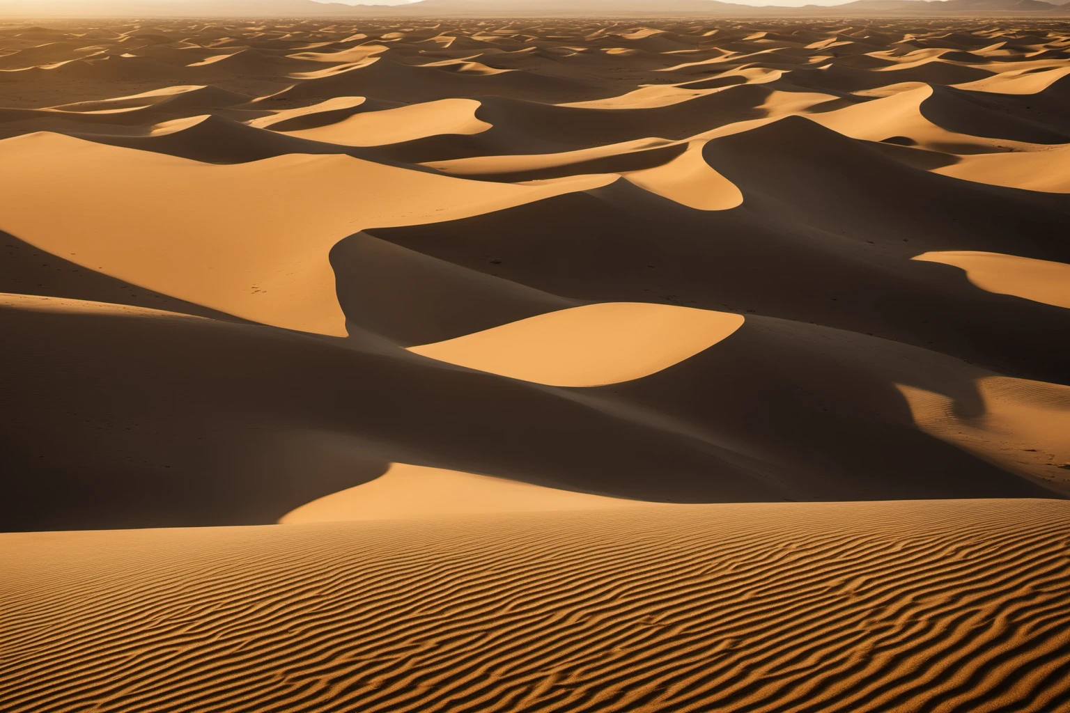 Desert Panorama at Golden Hour – Landscape Photography