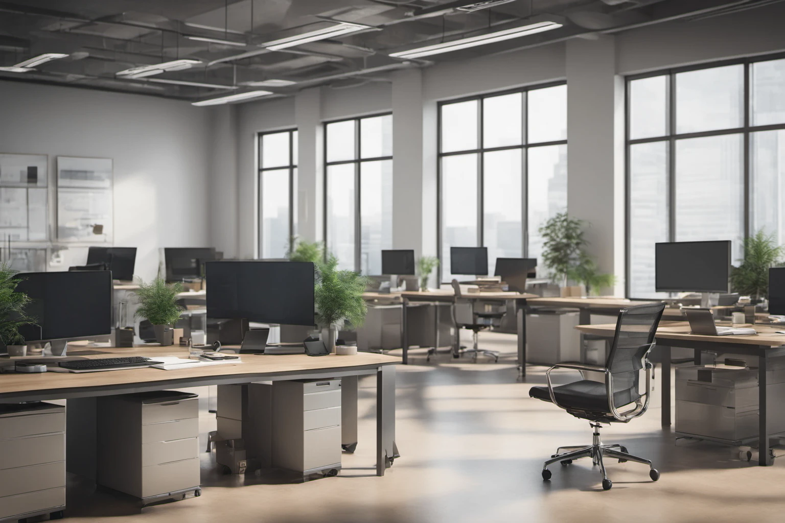 Business Cybersecurity Measures – Professional Office Setup