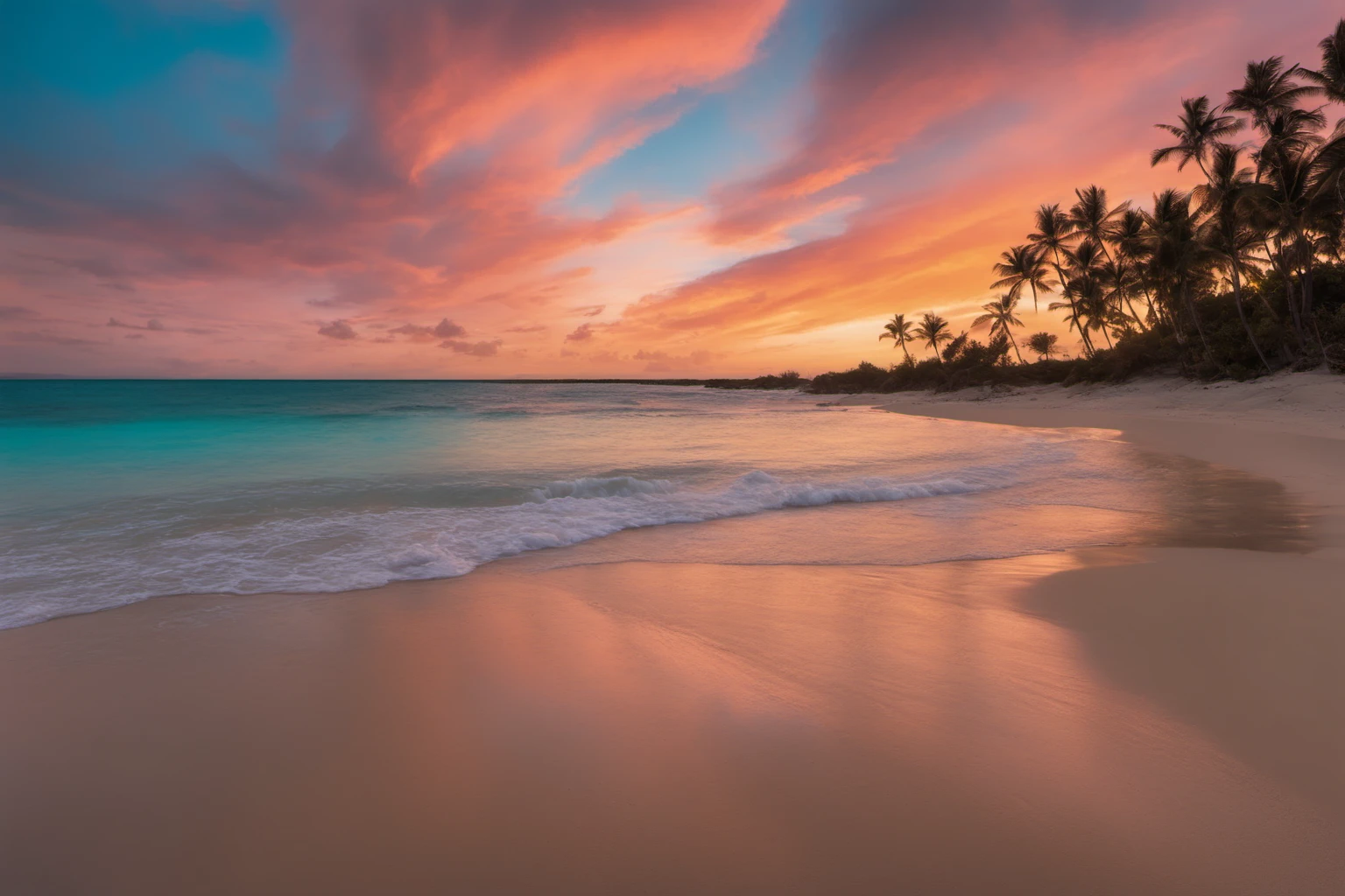 Sunset Beachscape – Vacation Promotions