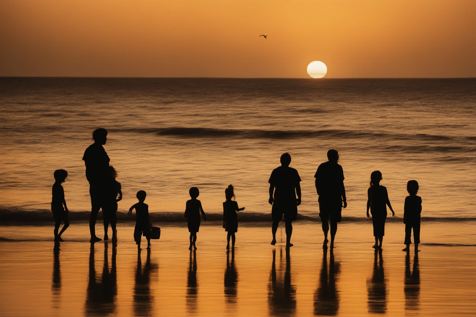 Sunset Silhouettes – Coastal Marketing Imagery