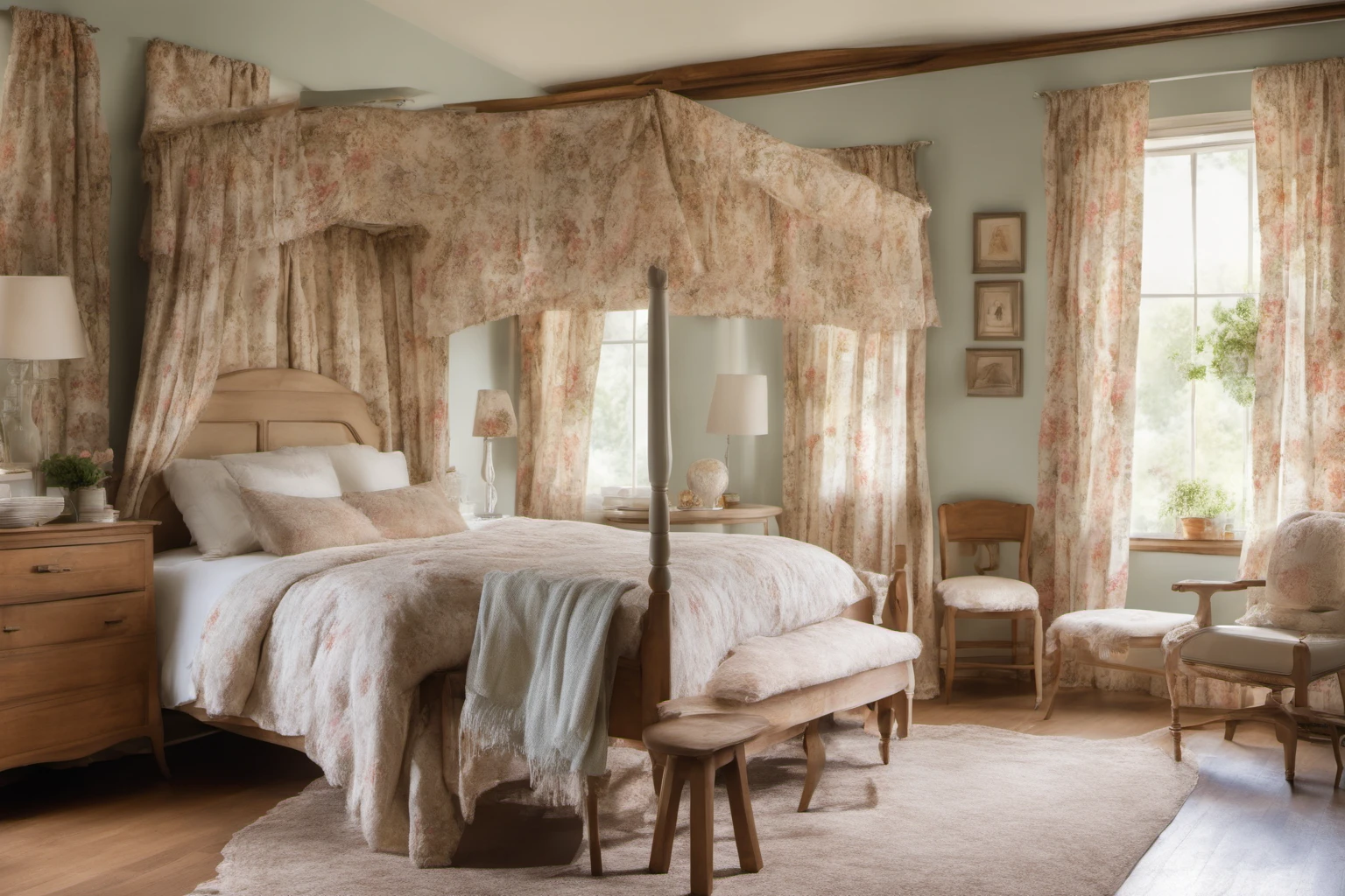 Country Style Bedroom – Rustic Home Decor