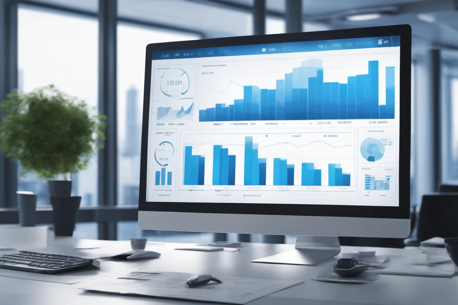 Cloud Based Software Dashboard – Modern Business Analytics