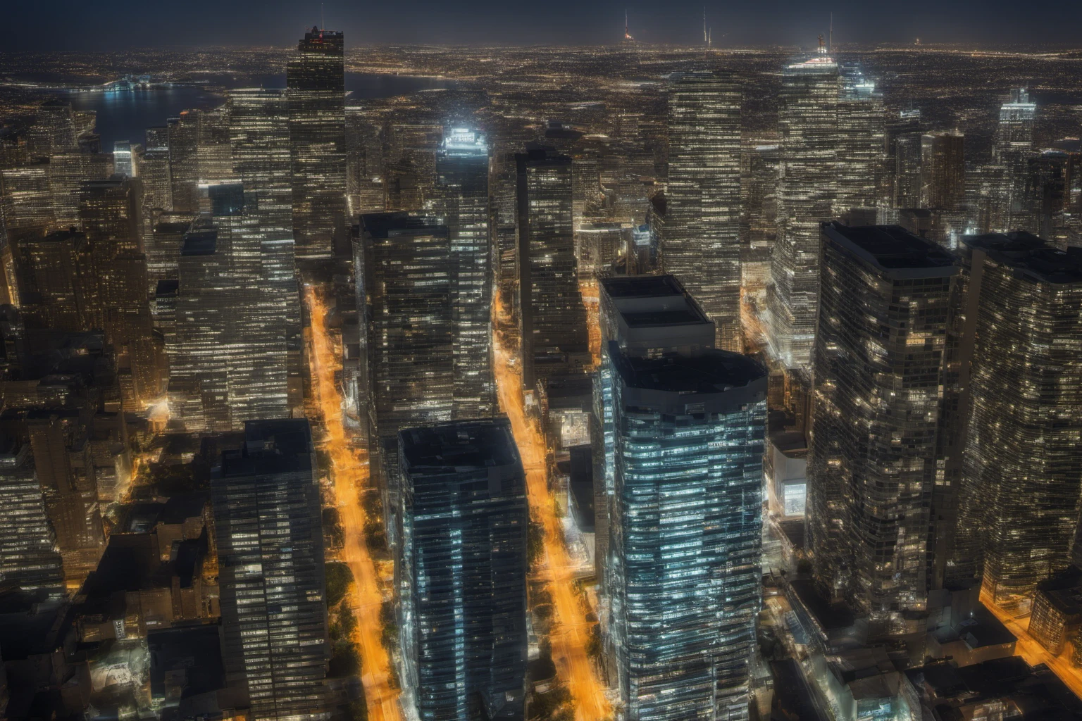 Modern Skyscrapers Downtown – Urban Cityscape