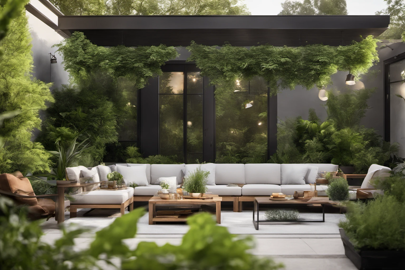 Outdoor Living Room – Contemporary Design