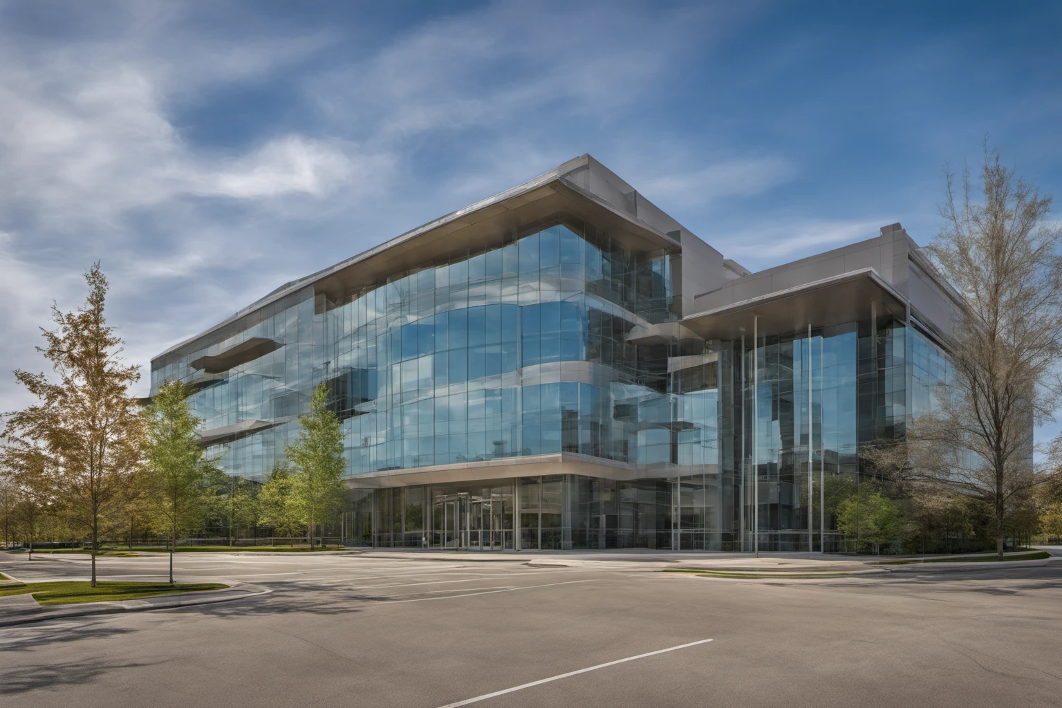 Modern Corporate Headquarters – Commercial Real Estate