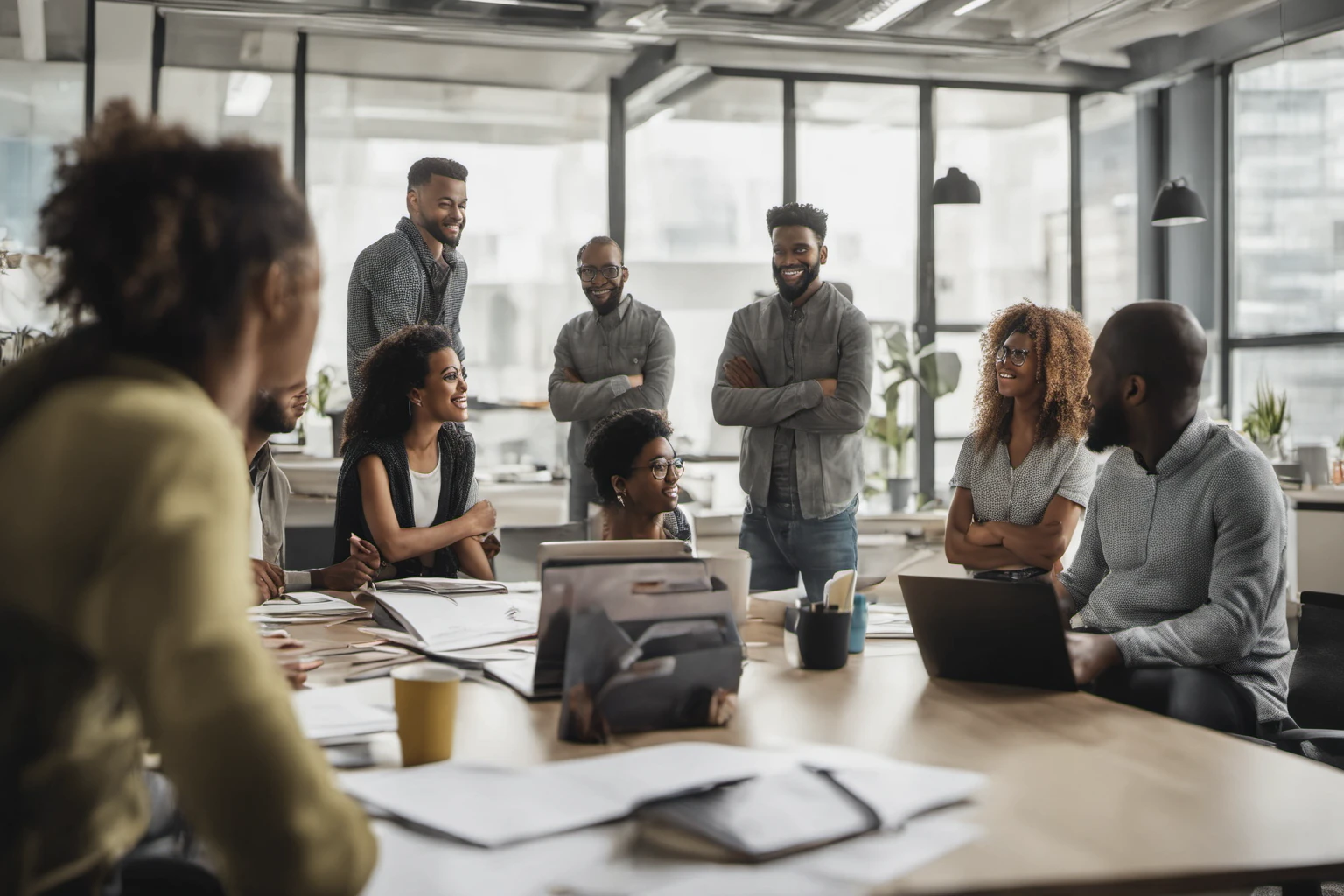 Startup Team Meeting – Collaborative Office