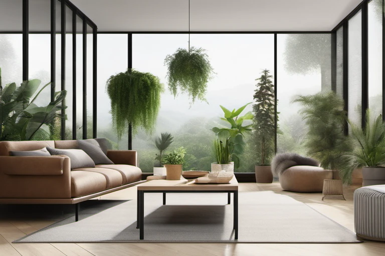 Indoor Garden Design – Contemporary Living Space