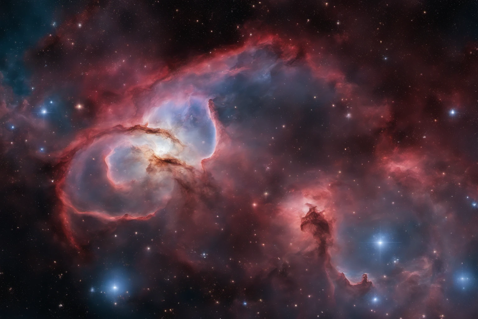 Galactic Nebula Background – Website Header