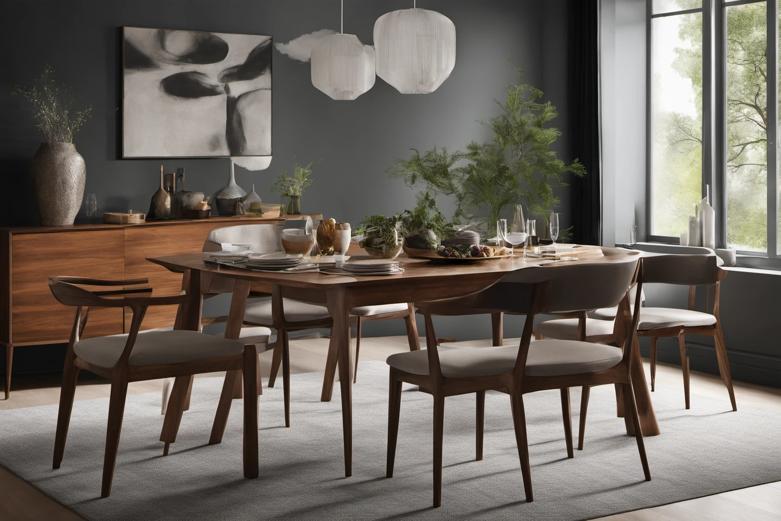 Contemporary Dining Room Table – Interior Design Feature