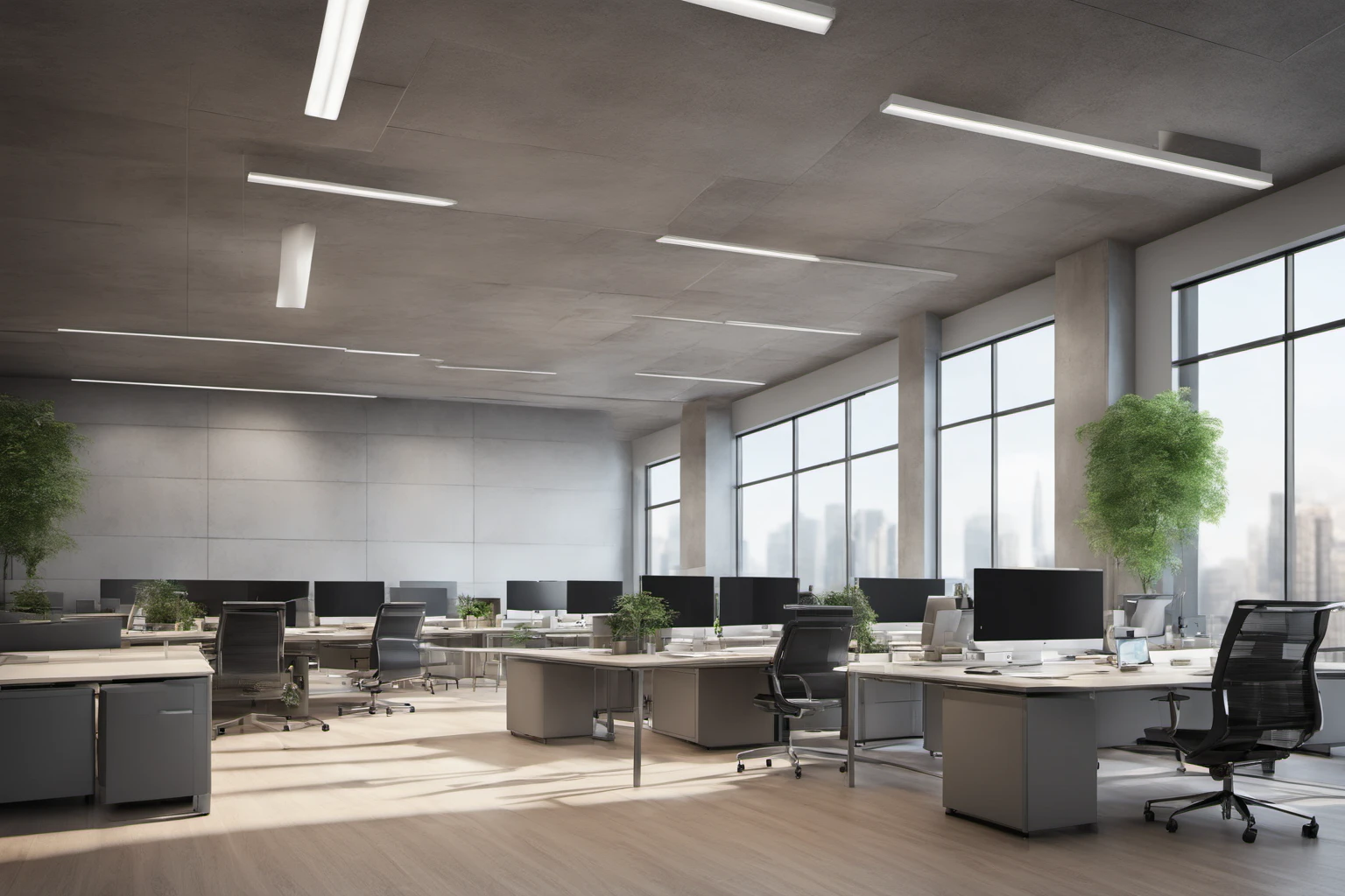 Modern Office Space Interior – Professional Design