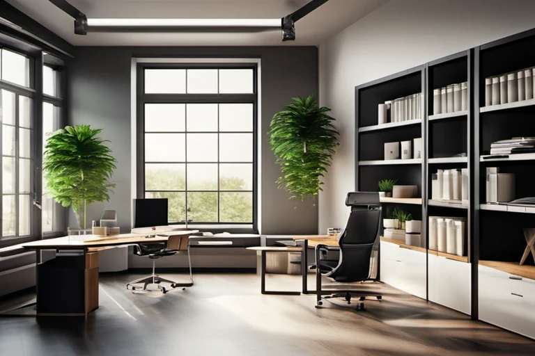 Sunlit Cityscape with Skyline Reflections – Urban Photography