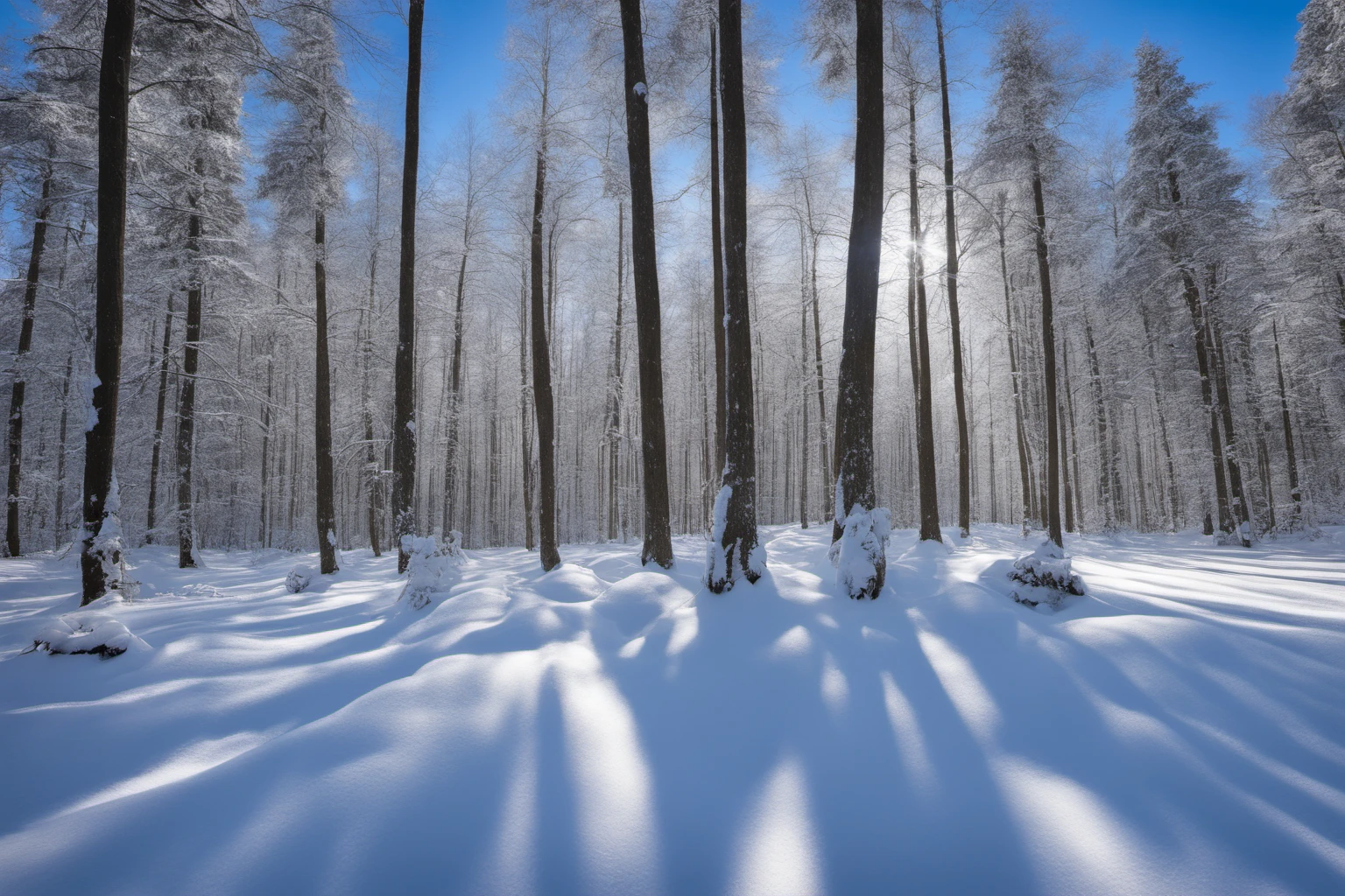 Snowy Forest Landscape – Winter Wanderlust