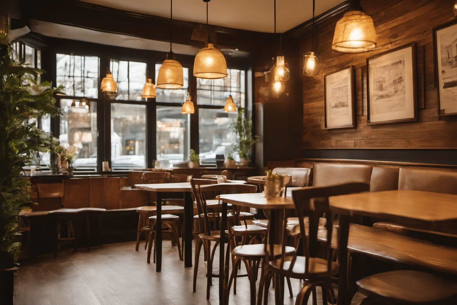 Cozy Corner Coffee Shop – Business Meeting