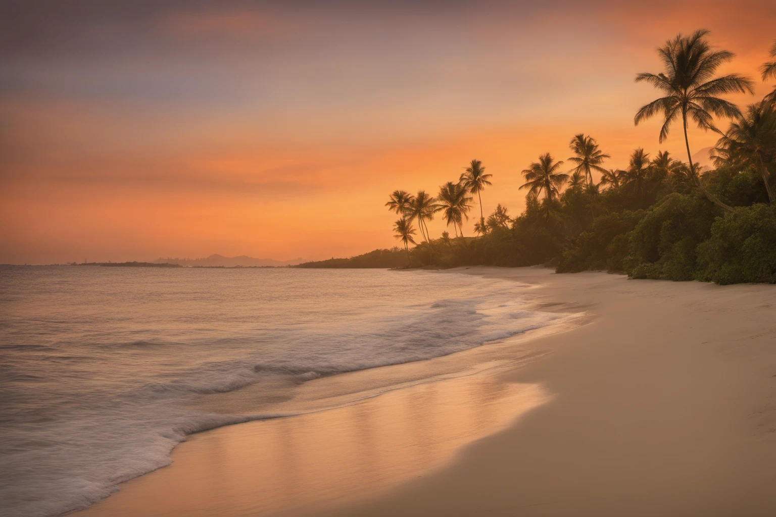 Beach Sunset Silhouette – Travel Campaign Imagery