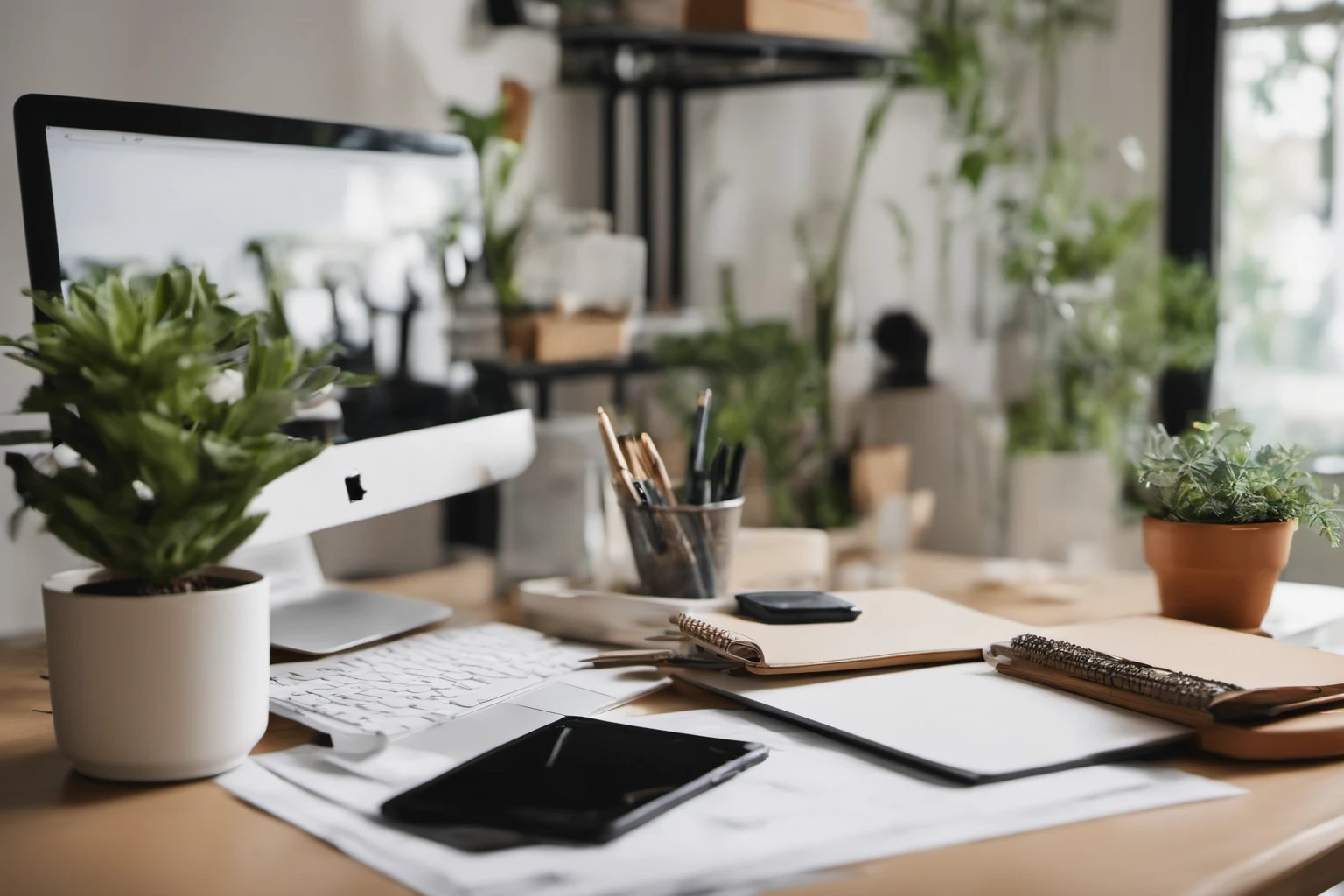 Creative Desk Setup – Modern Office Inspiration