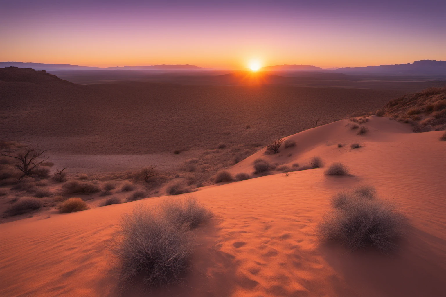 Desert Sunset Glow – Landscape Photography