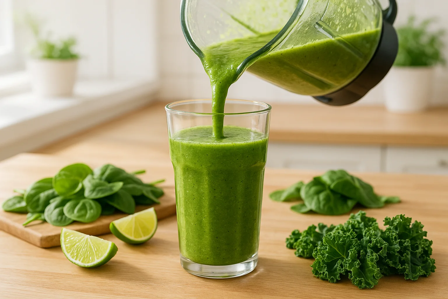 Detox Smoothie Preparation