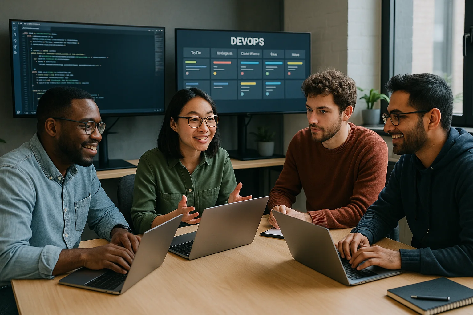 DevOps Team Collaboration Meeting