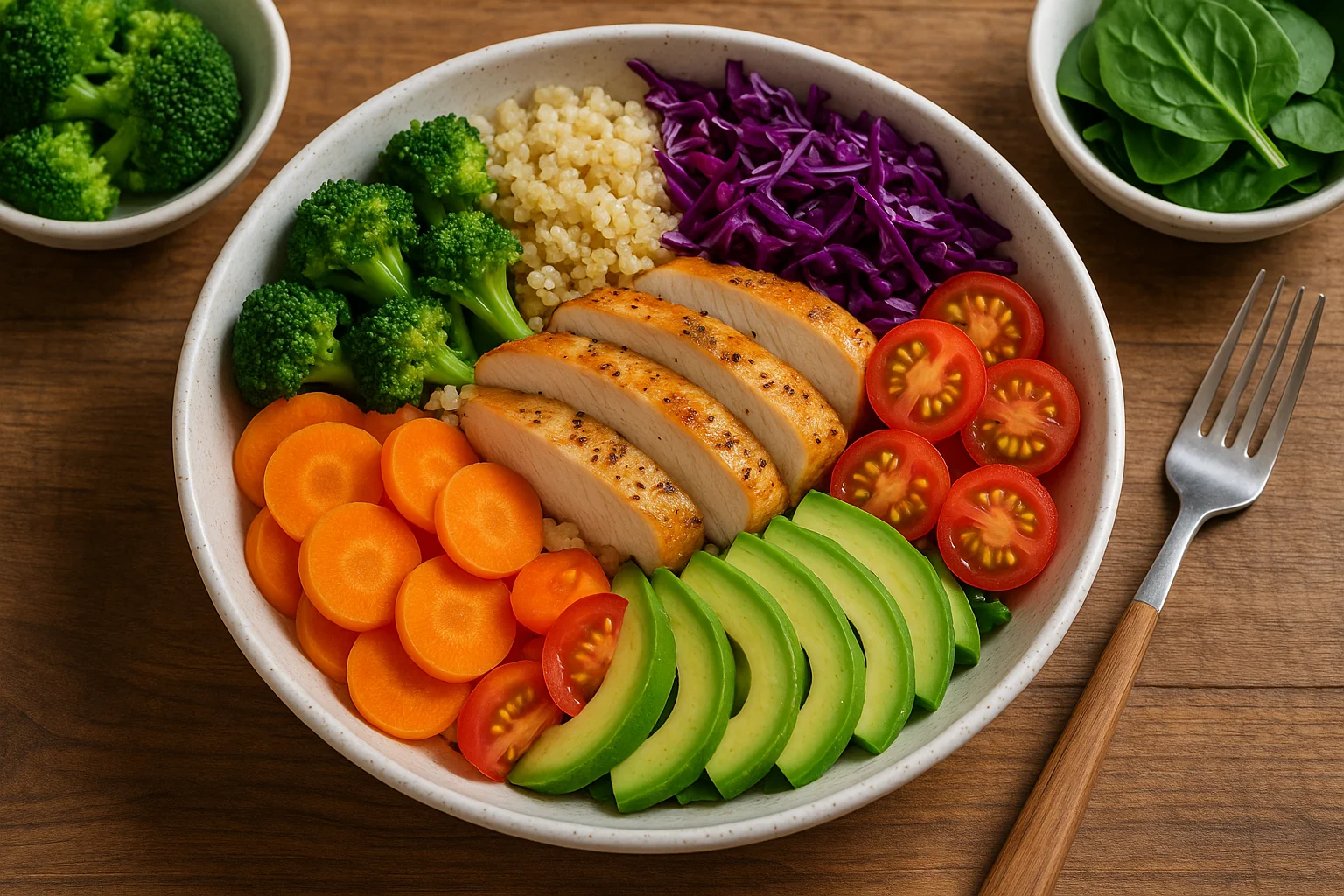 Nutrient-Rich and Vibrant Plate