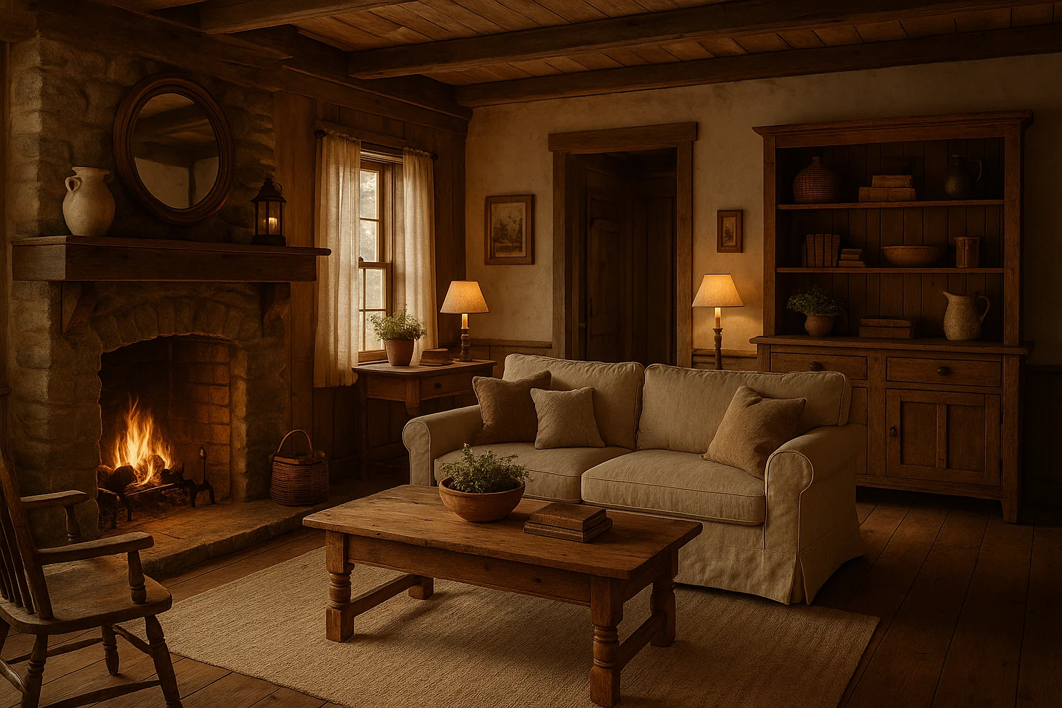 Rustic Farmhouse Living Room