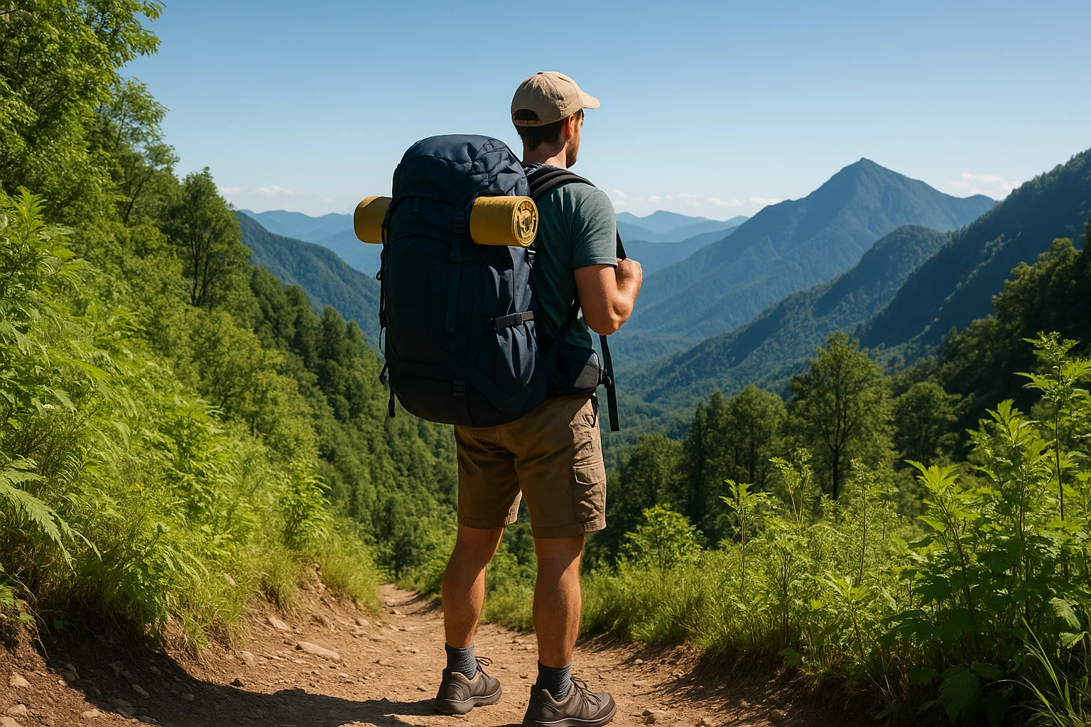 Mountain Trail Backpacking Adventure