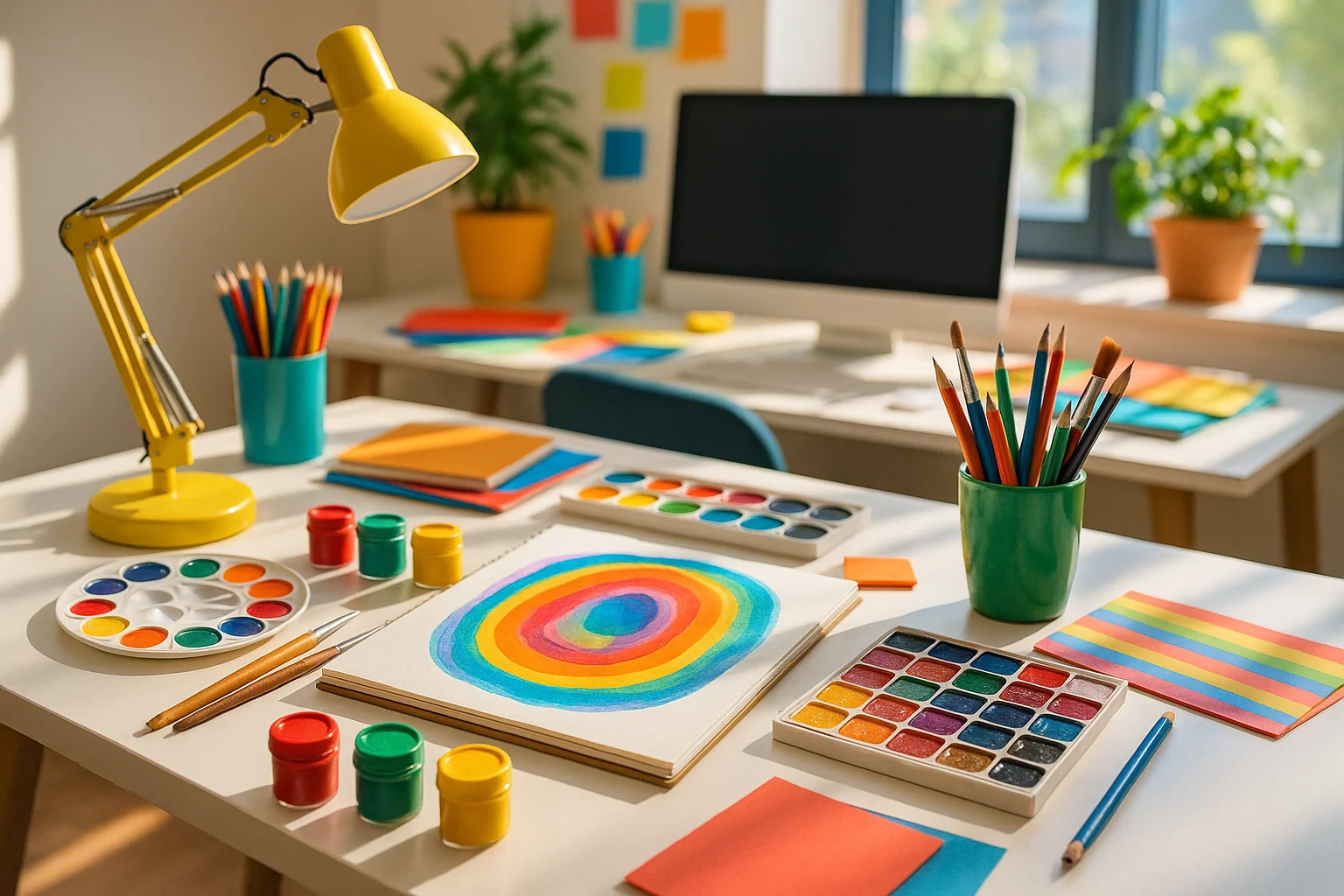 Colorful and Creative Office Environment
