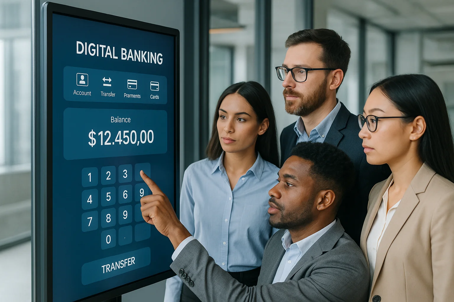 Digital Banking Interface