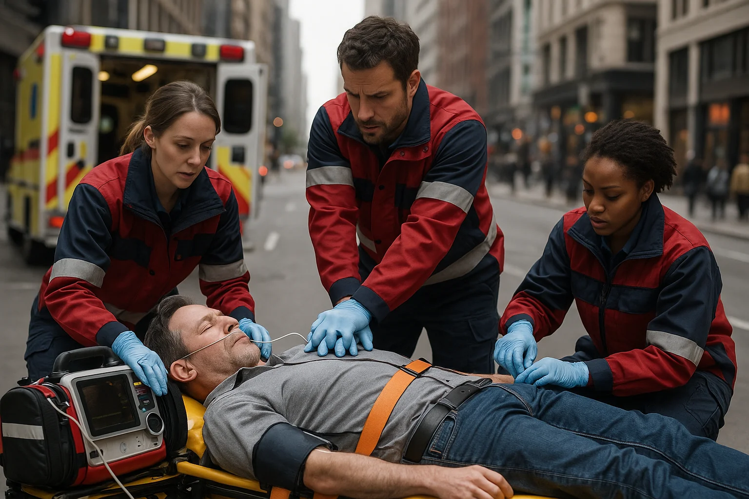 Paramedic Team in Action