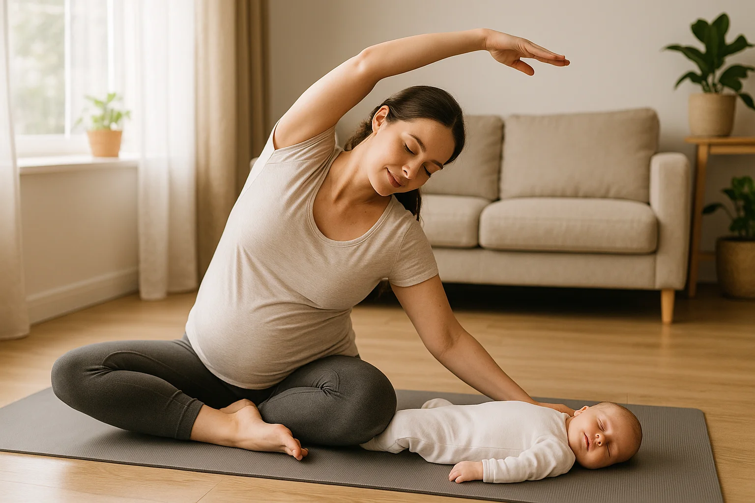 Postpartum Yoga Routine