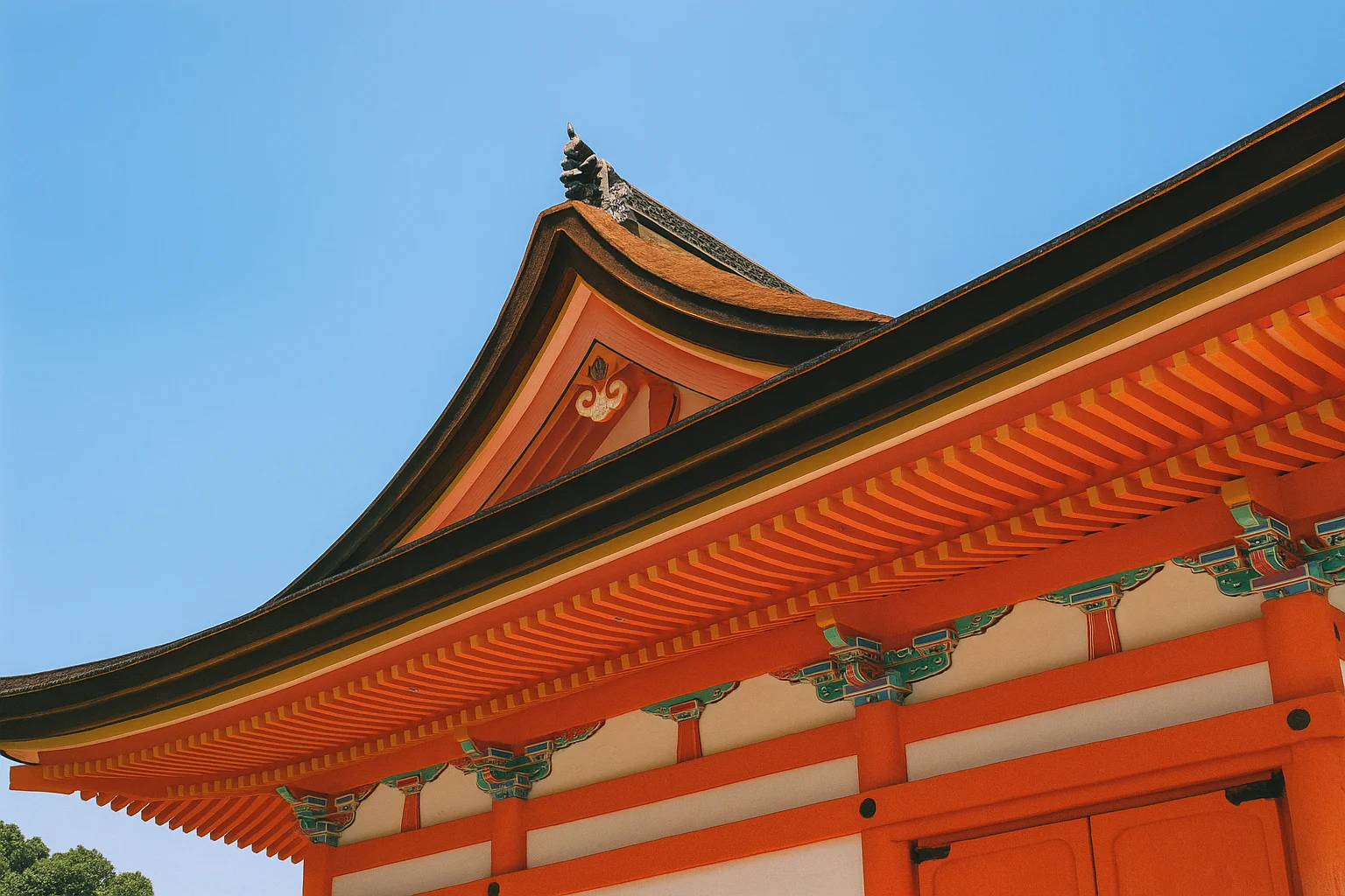 Traditional Japanese Temple Roof
