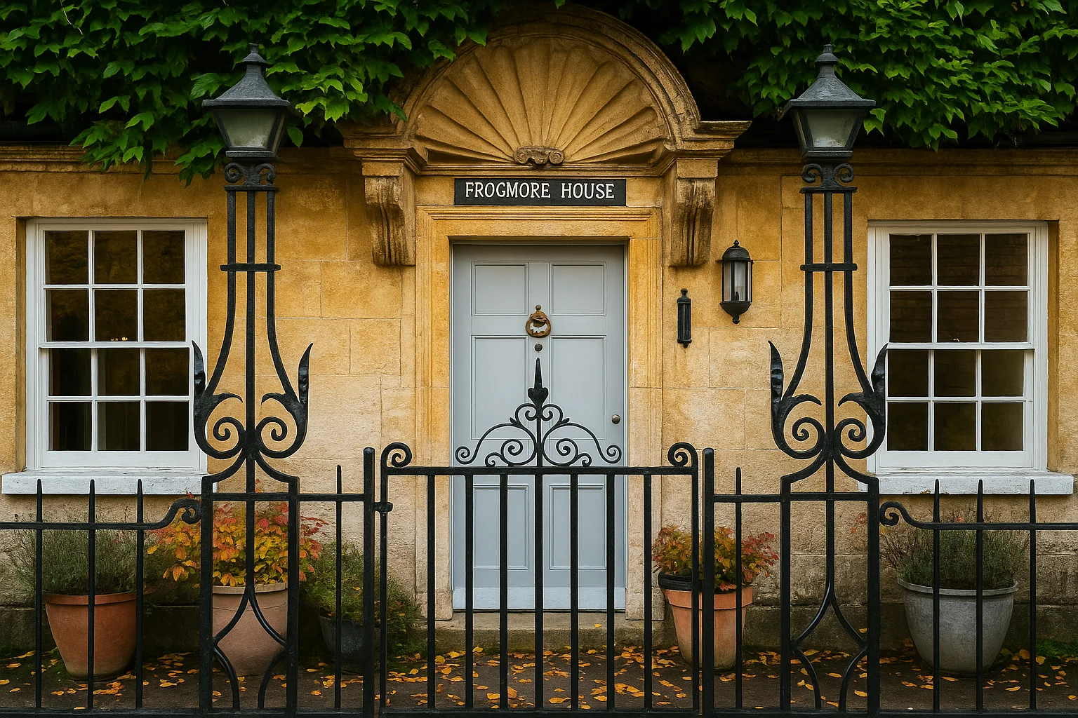 Frogmore House Entrance – Historic Architecture and Elegant Details