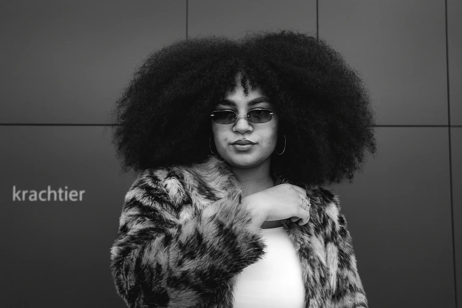 Black and White Modern Fashion Portrait